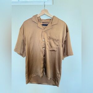 Abercrombie Silk Satin Shirt
